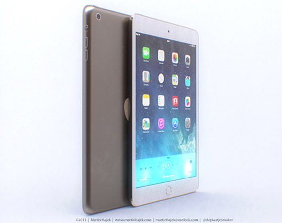 Στη φωτογραφία απεικονίζεται mock-up με το πως θα μπορούσε να είναι το νέο iPad mini 2. 